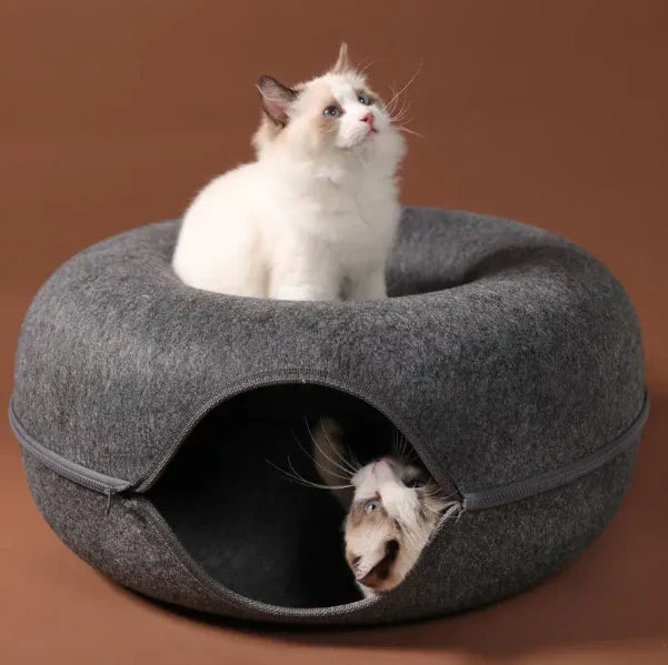 Playful Cat Tunnel Bed