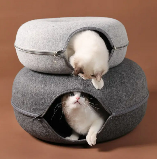 Playful Cat Tunnel Bed